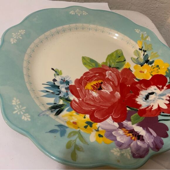 NWT The Pioneer Woman Blooming Bouquet Set of 2 dinner Plates A5 - Picture 6 of 6